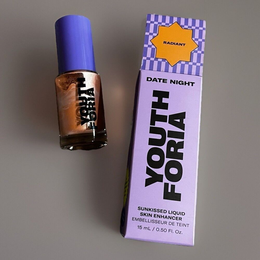 Youth Foria Date Night Sunkissed Liquid Skin Enhancer Radiant Brand New In Box